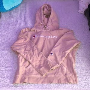 CHAMPION HOODIE PINK
